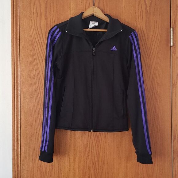 adidas Tops - Adidas Full-Zip Track Jacket Sz M